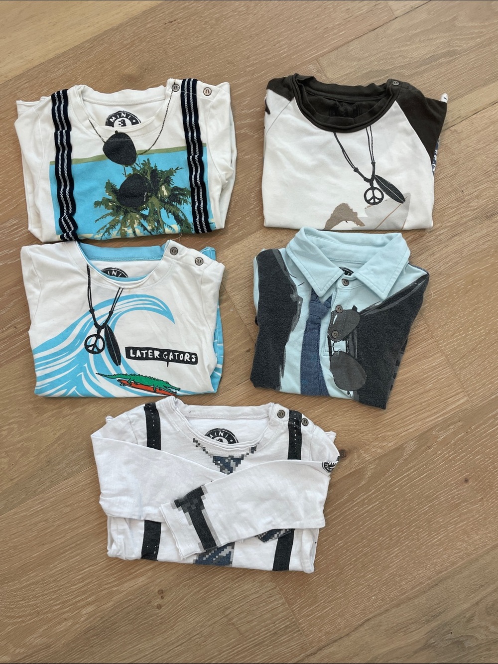 Mini Shatsu Boys Shirt Bundle - 18Mo